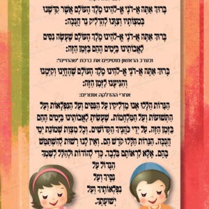 סדר הדלקת נר חנוכה דגם מור