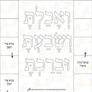 דף עבודה מה מברכים עלי