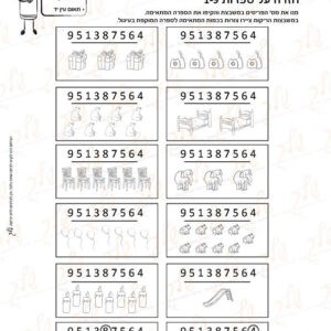 מוכנות לחשבון 41 - חזרה על הספרות 1-9