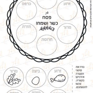 יצירה קערת ליל הסדר