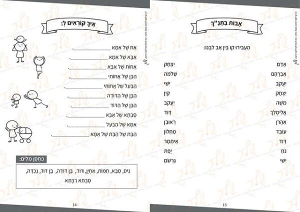 חוברת עבודה בנושא המשפחה2 (2)