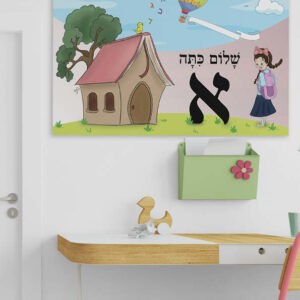 עולים לבית הספר - קיר תוכן הדמיה