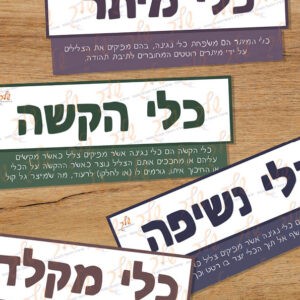 ערכת כרטיסים כלי נגינה (1)