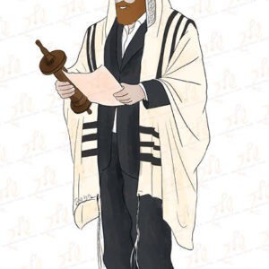 מקרא מגילה - צבעוני, סימן מים